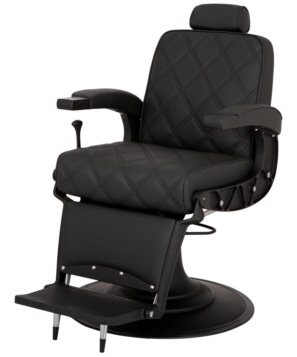 Black Diamond Professional HeavyDuty Barber Chair, Extra Wide Seat For