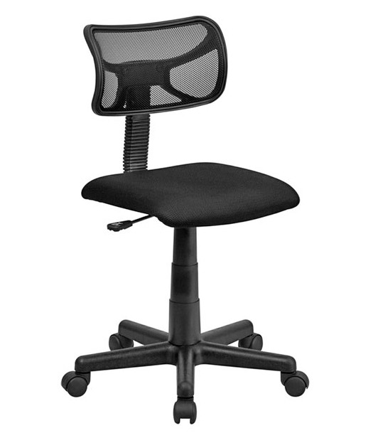 Mid Back Black Square Mesh Task Chair