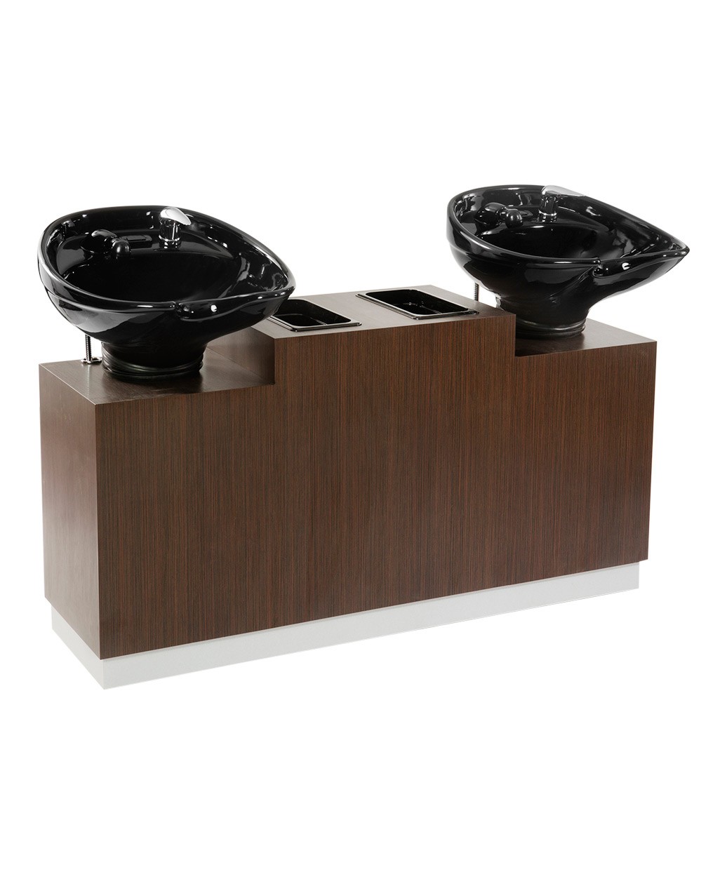 Bali Double Pedestal Shampoo with 2 Shampoo Bowls/Sinks