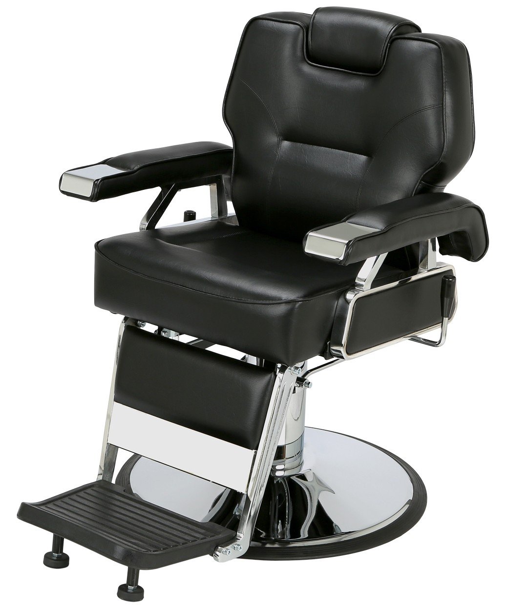 4 Operator Silver Barber Package K.O. Professional Barber Chair