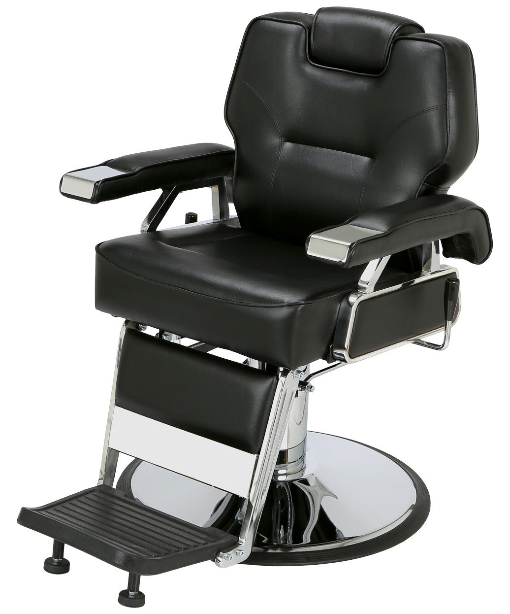 K.O. Heavy Duty All Purpose Barber Chair, Extra Wide Seat & Headrest for  Professional Barbershops