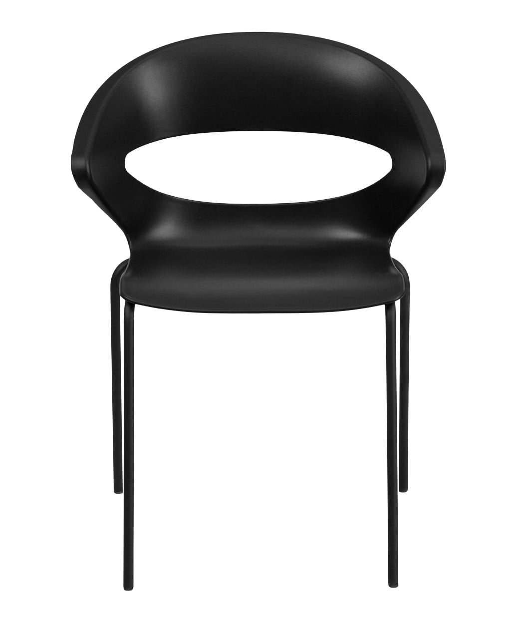 Hercules Heavy Duty Salon Reception Chair with Curved Back and 440lb