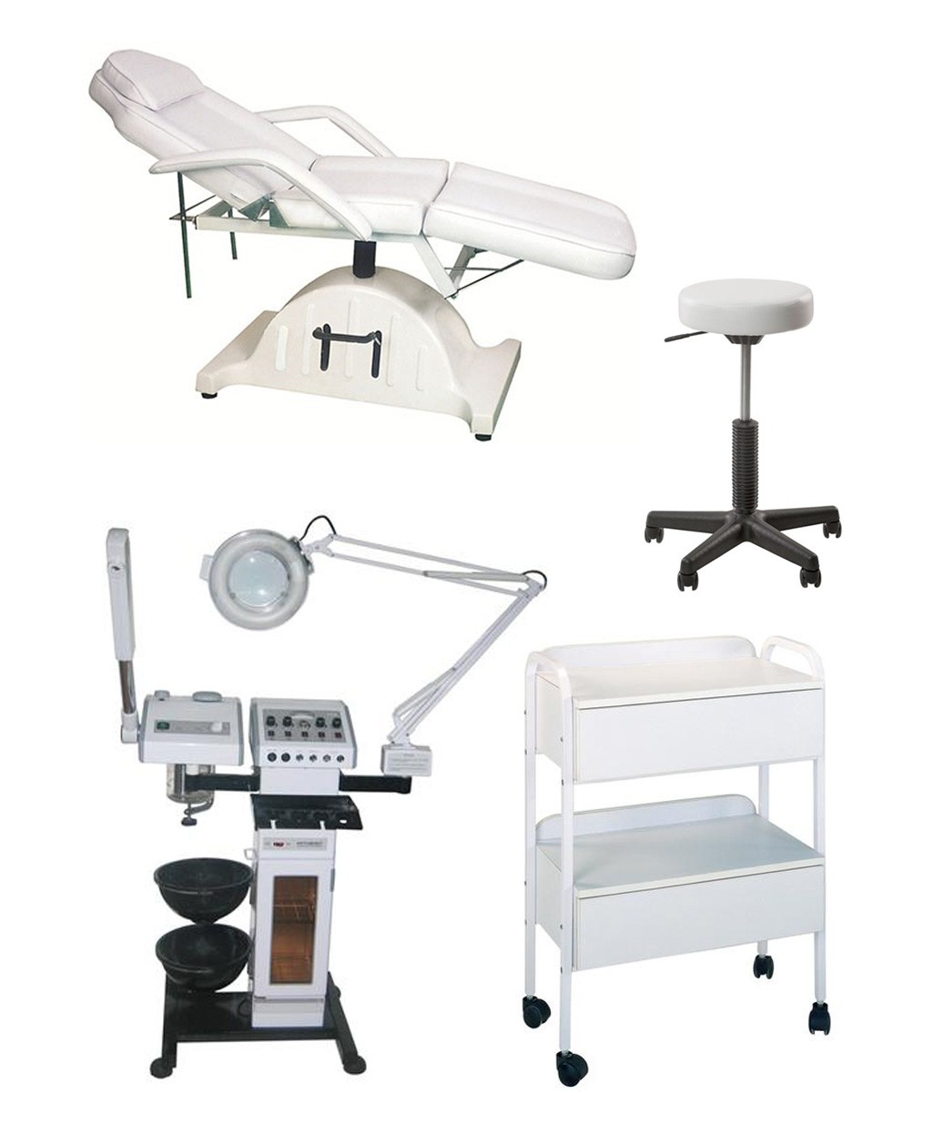 Silver Professional SkinCare Spa Equipment Package with 10in1 Skin