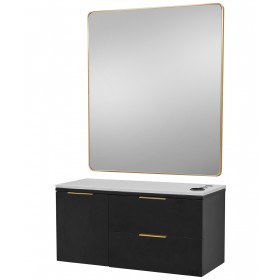 Pibbs 6002 Capri Styling Station & Standard Mirror