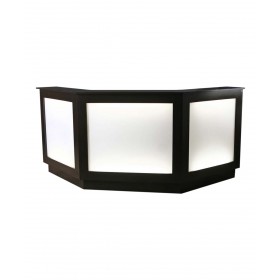 Collins 103061 SO Three-Sided Reception Desk w/ Back-Lit Panel