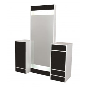 Collins 6623 Edge Back-to-Back Styling Vanity w/ Back-Lit Mirrors