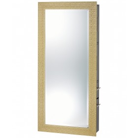 Pibbs Diamond Salon Mirror & Storage Server