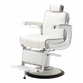 Takara Belmont BB-225WHT Elite White Barber Chair