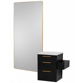 Pibbs PB6004 Milano Styling Station & Mirror