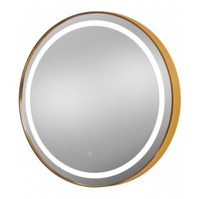 Pibbs 9880 Sola Gold 36" Round LED Salon Mirror