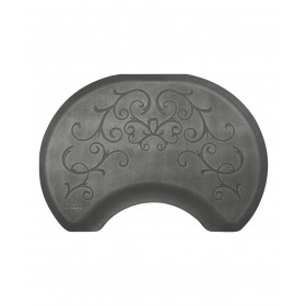 2.5' X 3.5' Circular Smart Step Bella Decorative Salon Mat 3/4"