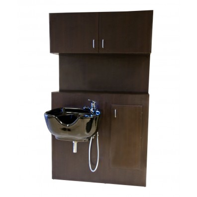 Shampoo Bowl Cabinets Salon Sink Storage Back Bars