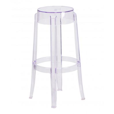 Top Hat Tall Transparent Barstool