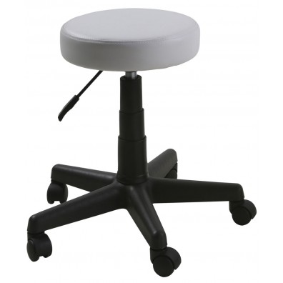 White Round Stool