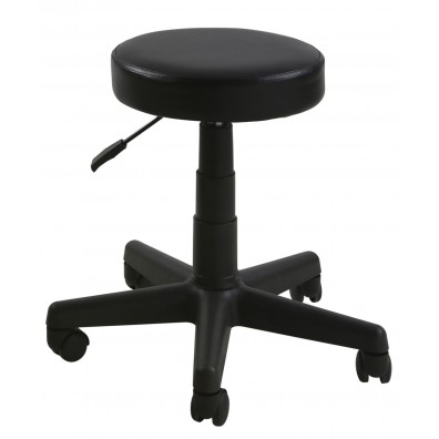 Black Round Stool