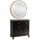 9880 Round Gold LED Mirror - 36"