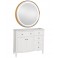 9880 Round Gold LED Mirror - 36"