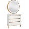 9880 Round Gold LED Mirror - 36"
