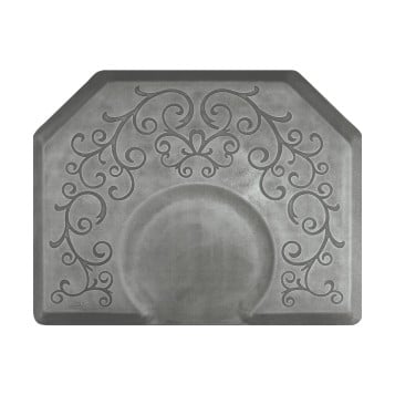4' X 5' Hexagon Smart Step Bella Decorative Salon Mat 3/4"