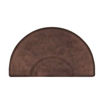 3' X 5' Circular Smart Step Vintage Leather Salon Mat 3/4"
