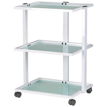 Silver Fox 1040 Glass Spa Utility Trolley