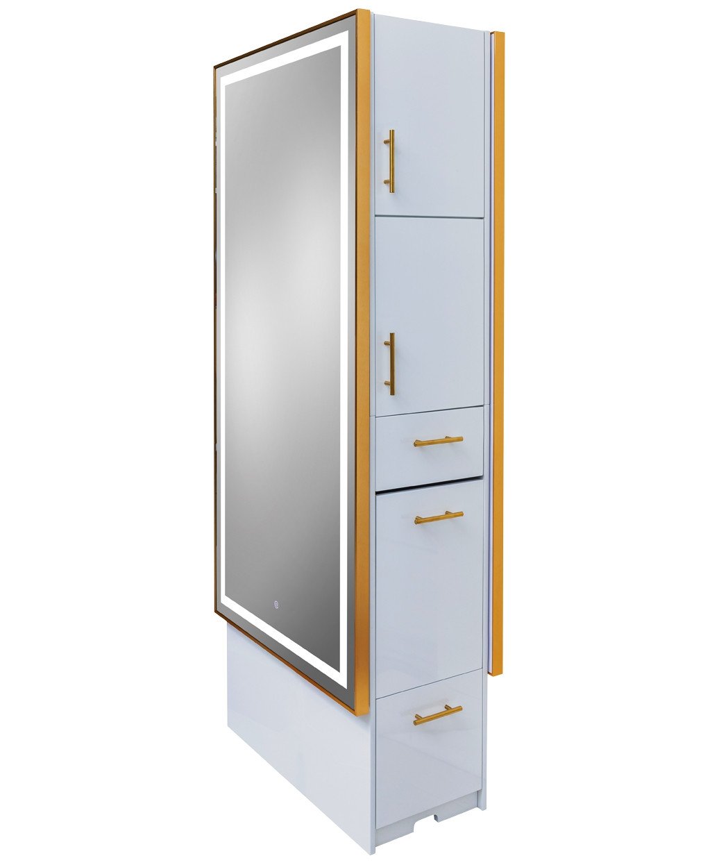 Masterpiece　FIFTYFIVE DSL Pibbs Lumina Gold Frame LED Double Sided Salon Styling