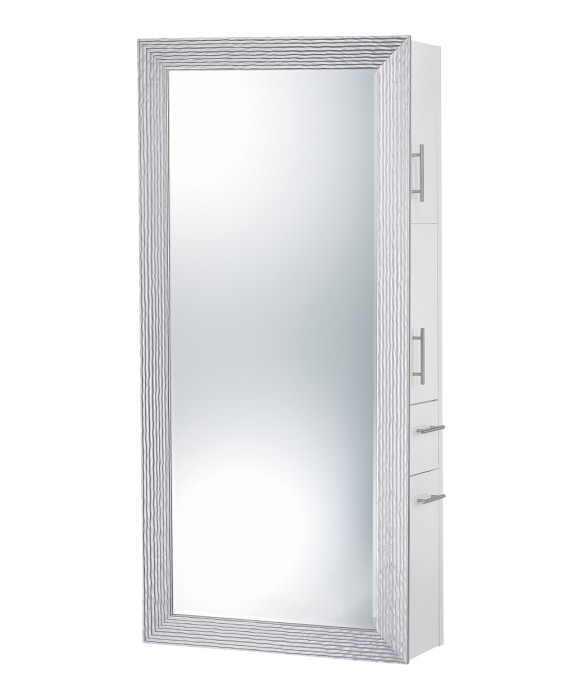 Pibbs Wave Salon Mirror & Storage Server