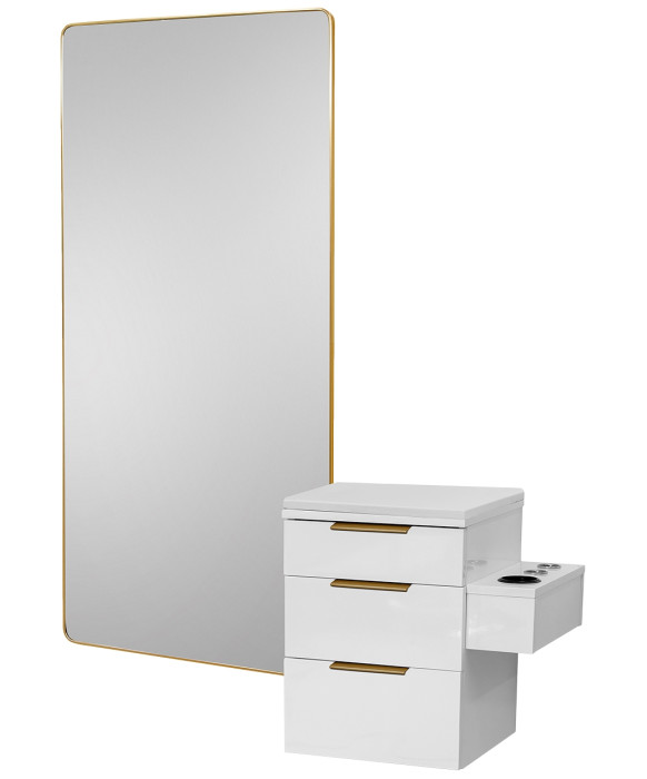 Pibbs PB6004 Milano Styling Station & Mirror