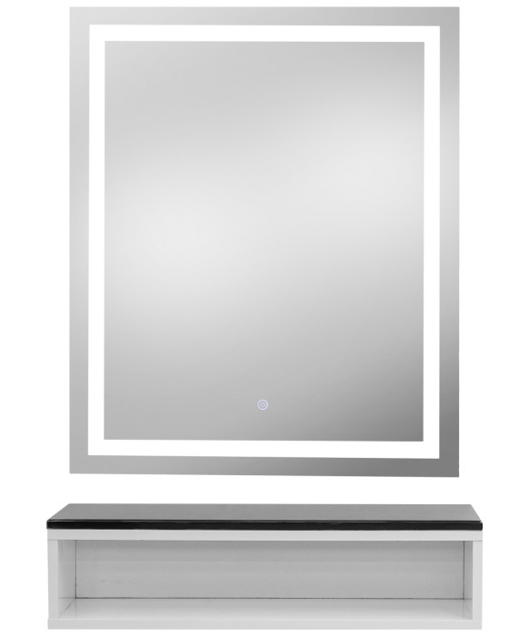 Pibbs 6003 Color Cubby Styling Station & Mirror