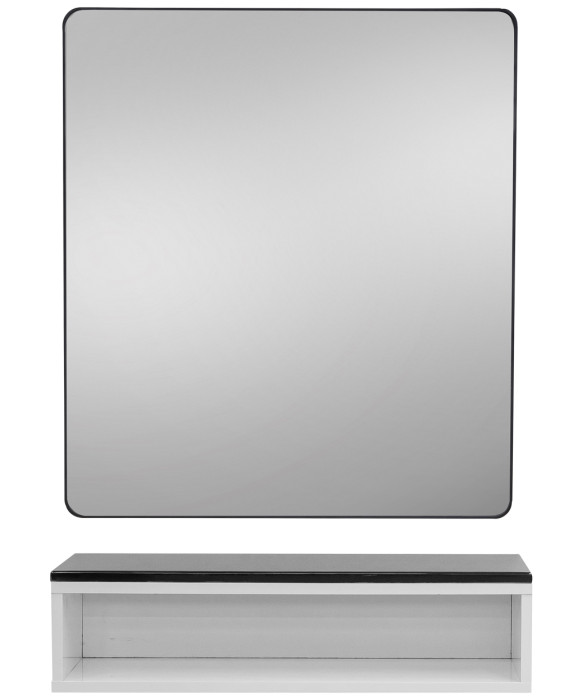 Pibbs 6003 Color Cubby Styling Station & Mirror