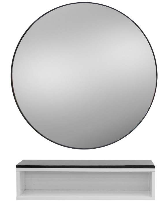 Pibbs 6003 Color Cubby Styling Station & Mirror