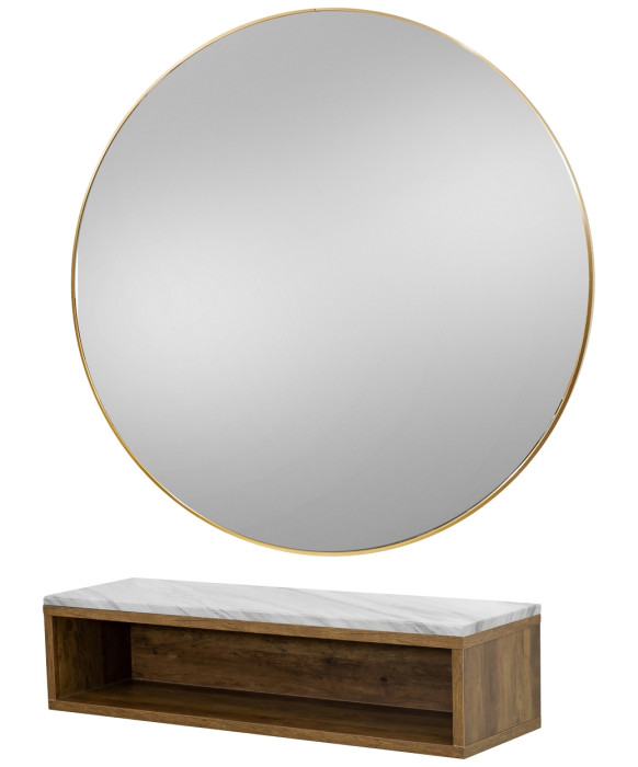 Pibbs 6003 Color Cubby Styling Station & Mirror