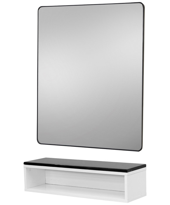 Pibbs 6003 Color Cubby Styling Station & Mirror