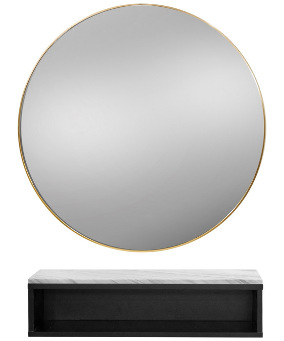 Pibbs 6003 Color Cubby Styling Station & Mirror