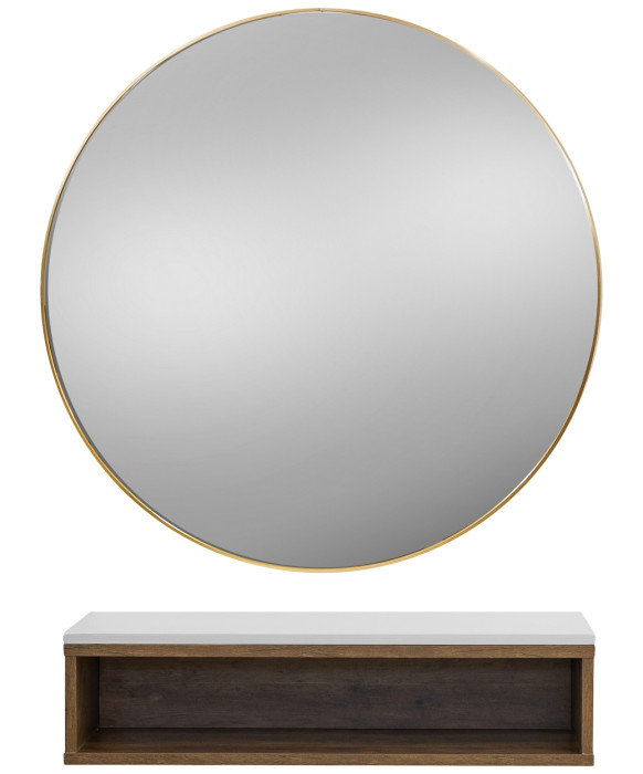 Pibbs 6003 Color Cubby Styling Station & Mirror