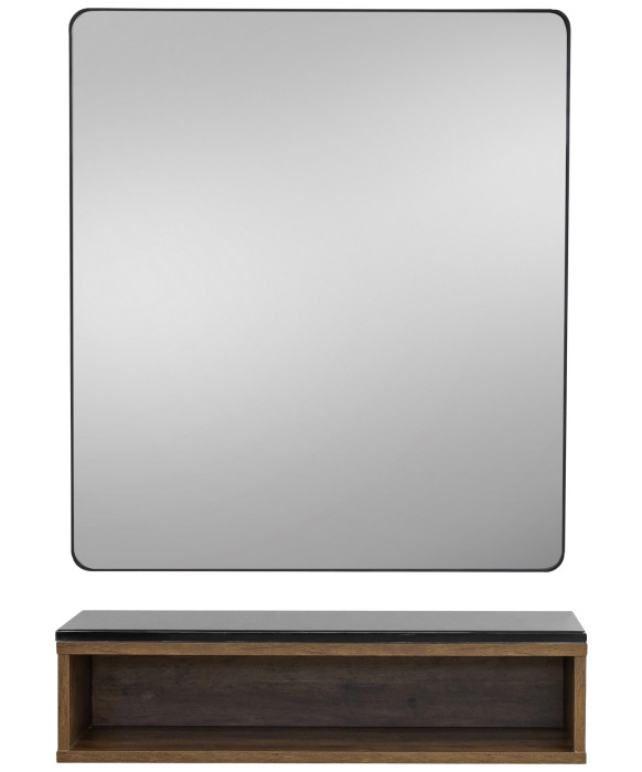 Pibbs 6003 Color Cubby Styling Station & Mirror