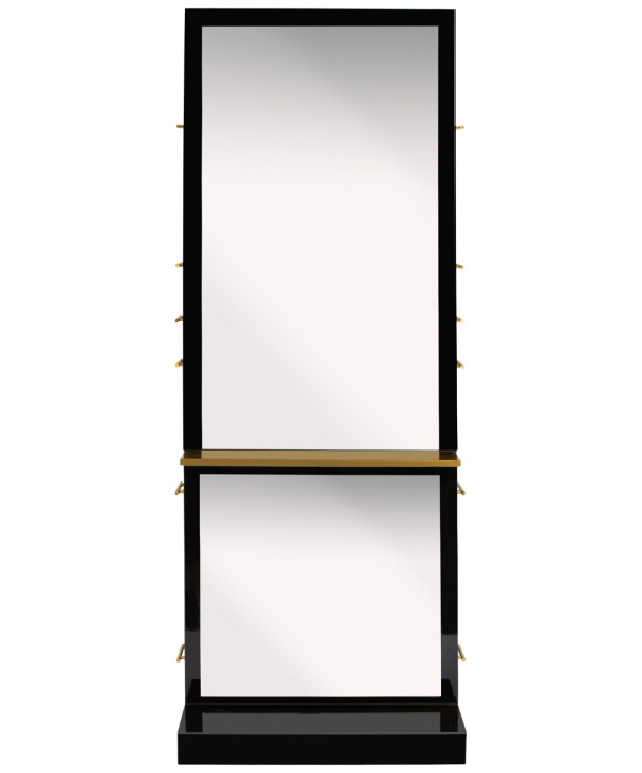 Milan Double Sided Styling Station w/ Shelf