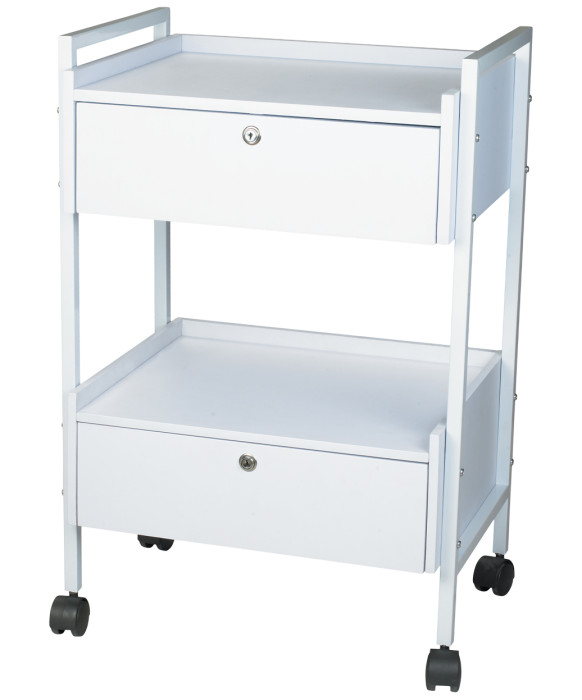 Silver Fox 1019 Spa Utility Trolley w/ Locks