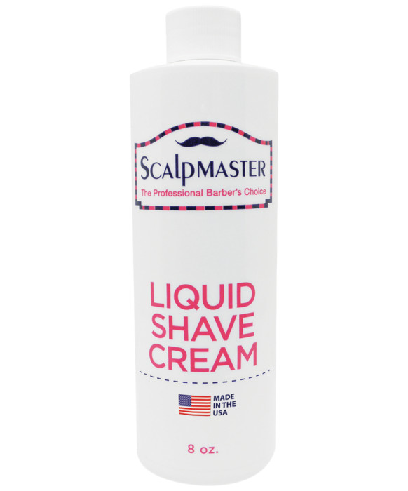 Burmax Scalpmaster Barber Liquid Shave Cream - 8 oz.