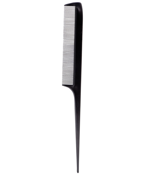 Burmax V-20 Aristocrat Rat Tail Comb with Fine Teeth 8-1/4