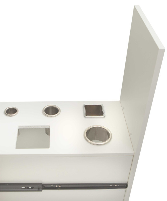 Pibbs PV801 Arched Styling Station & Mirror