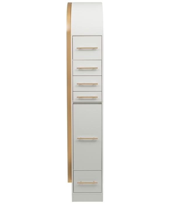 Pibbs PV801 Arched Styling Station & Mirror