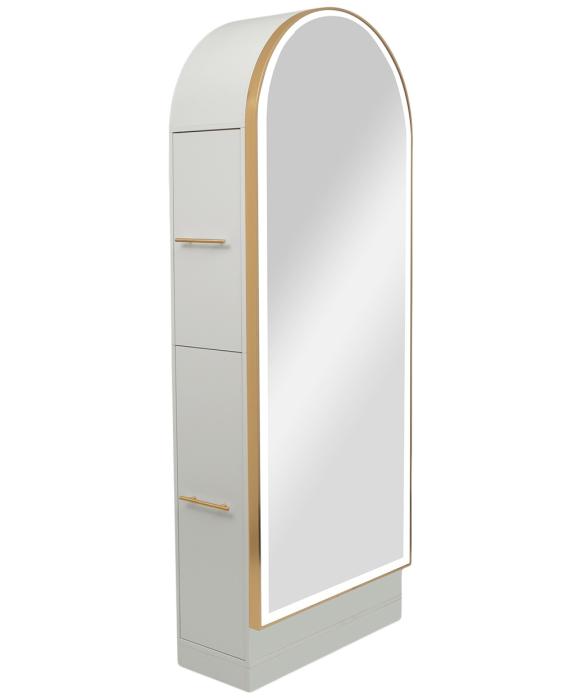 Pibbs PV801 Arched Styling Station & Mirror