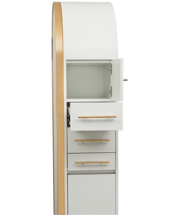 Pibbs PV801 Arched Styling Station & Mirror