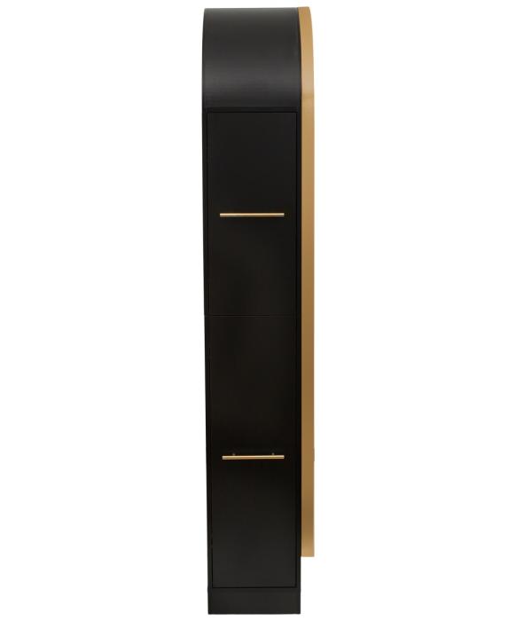 Pibbs PV801 Arched Styling Station & Mirror