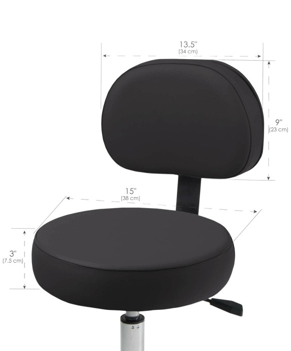 EarthLite Pneumatic Rolling Massage Stool