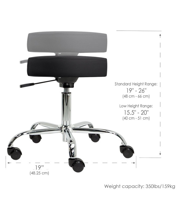 EarthLite Pneumatic Rolling Massage Stool