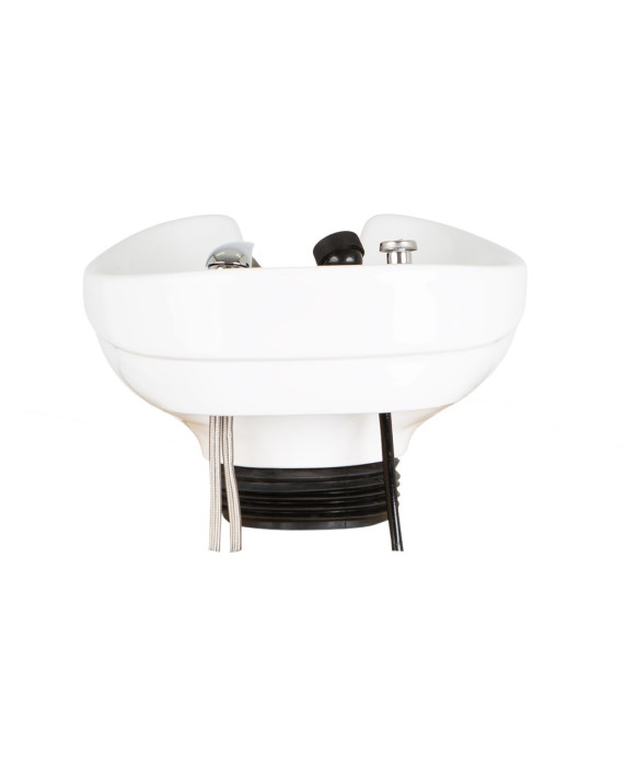 Tilting Porcelain Shampoo Bowl w/ Hardware - TS