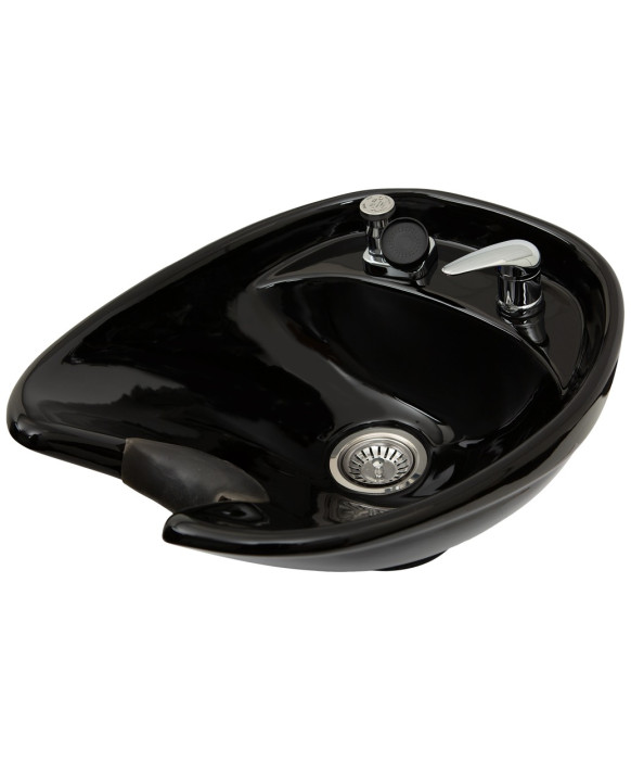 Tilting Porcelain Shampoo Bowl w/ Hardware - TS