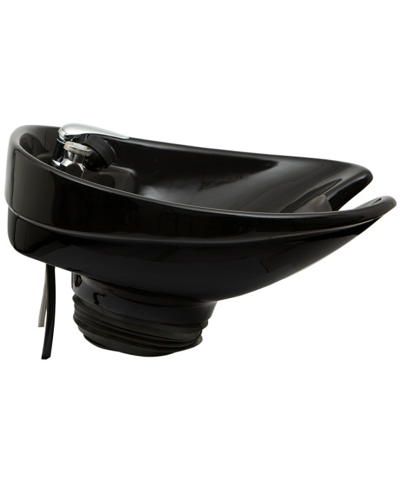 Tilting Porcelain Shampoo Bowl w/ Hardware - TS